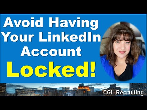 How To Avoid Having Your LinkedIn Account Locked ... - YouTube