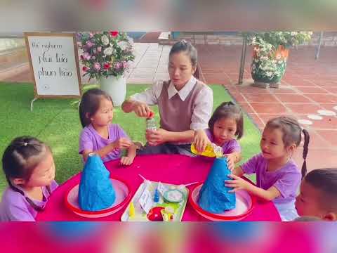 Thí nghiệm "Núi lửa phun trào"