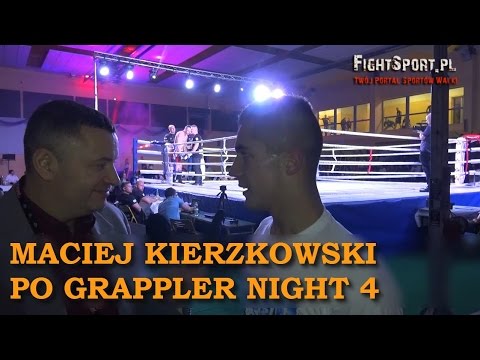 Maciej Kierzkowski po walce na Grappler Night 4