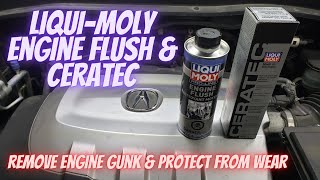 how to use liqui moly engine flush & ceratec