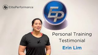 Personal Training Testimonial from Erin Lim