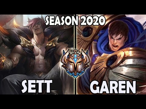 Sett vs Garen ⭐ [ T1 Faker ] Ranked Korea Season 2020