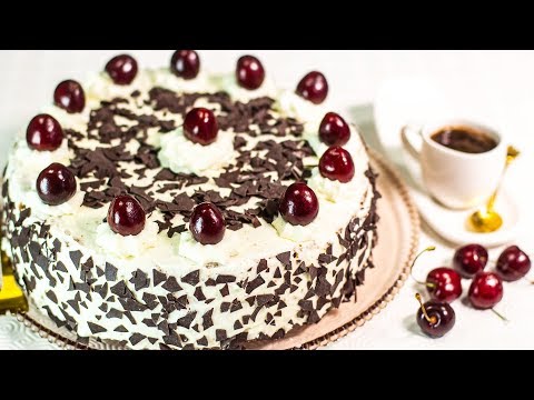 10-Minuten SCHWARZWÄLDER KIRSCHTORTE | ohne Backen