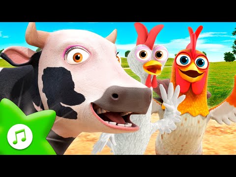 Cu Cu, Signora Mucca Lola - Canzoni per Bambini | La Fattoria di Zenon