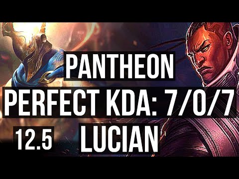 PANTH & Karma vs LUCIAN & Pyke (ADC) | 7/0/7, Godlike, 300+ games | EUW Master | 12.5