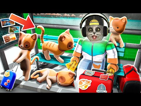 21,8 SATI SPAŠAVAM BEBE MAČKE U ROBLOXU!!!