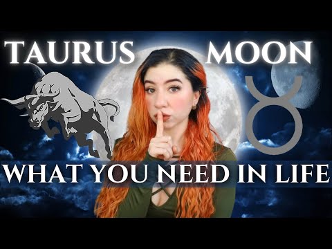 What is TAURUS MOON Sign🌕♉What You NEED to Feel Fulfilled, Emotional Needs & Desires