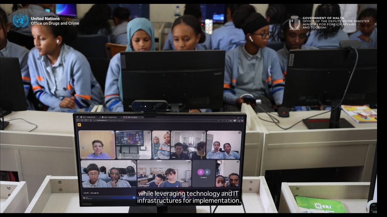UNODC GRACE Initiative: Malta-Ethiopia Connecting Classrooms: How Students Brought Integrity to Life