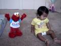 Aditi Negi Playing With Elmo 05 Aug 2006