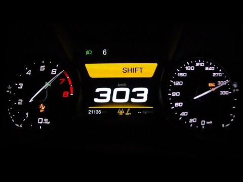 Alfa Romeo Giulia QV 2016 - acceleration 0-303 km/h, top speed test and more