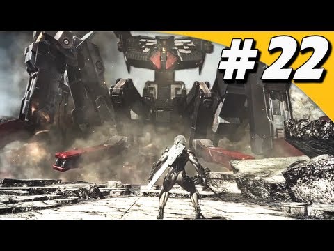 Metal Gear Rising: Revengeance Walkthrough Part 22 - BOSS Fight METAL GEAR EXCELSUS [ENDING]