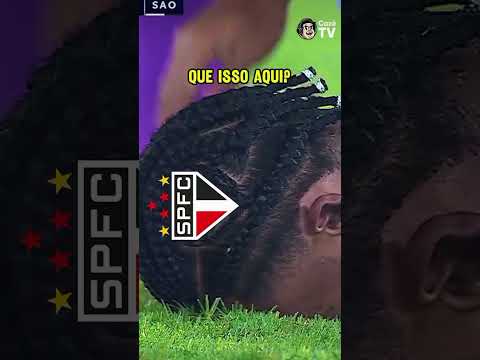 símbolo do São Paulo na cabeça do Sabino, o que vocês acharam #sãopaulo #sabino #cazetv