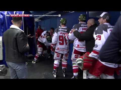 DeSousa und Zanoski lassen in der Interviewzone die Fäuste fliegen