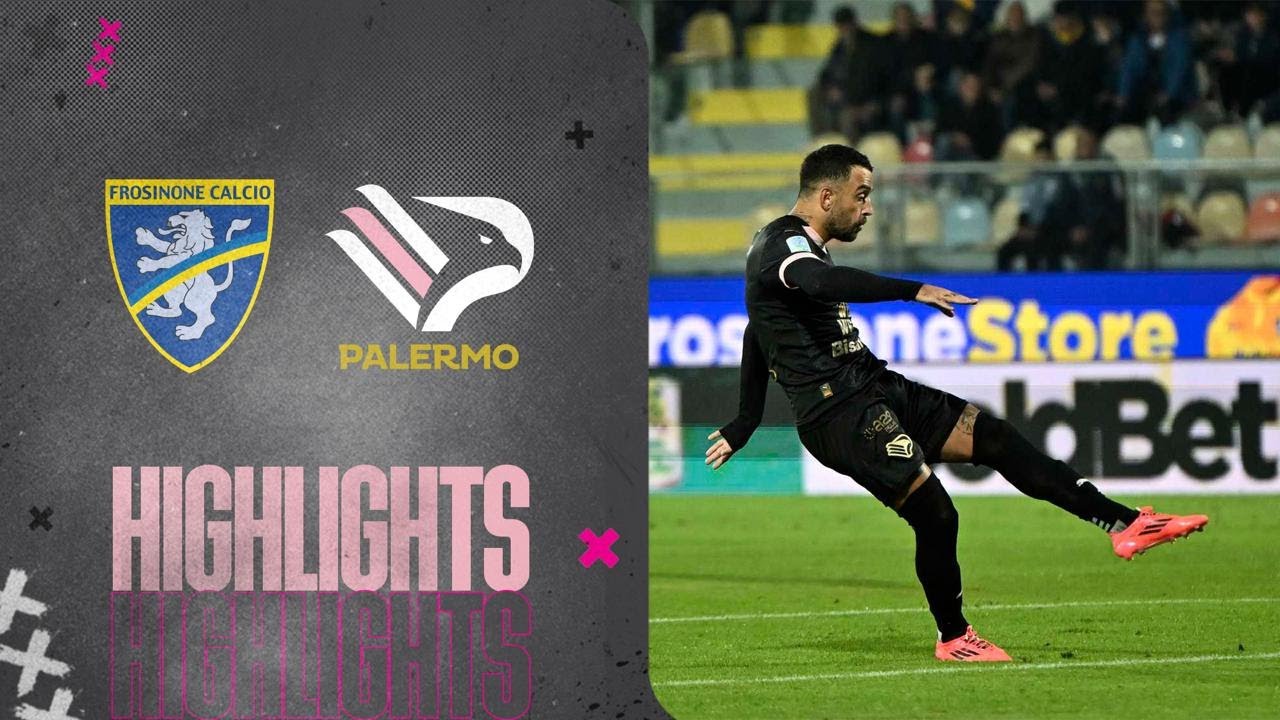 Frosinone-Palermo 1-1: guarda gli highlights della sfida