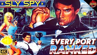 Which Version of Sly Spy - Secret Agent Did I Rank No.1? 4K Remaster #slyspy #dataeast #arcadegames