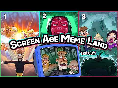 Screen Age Meme Land | EPISODES 1 2 3 | Original Cartoon