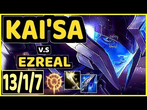 PBO (KAI'SA) vs EZREAL - 13/1/7 KDA BOTTOM ADC GAMEPLAY - BR Ranked GRANDMASTER