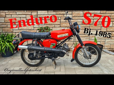 Original paint fetishist - Simson S70 Enduro E1, year of manufacture 1985