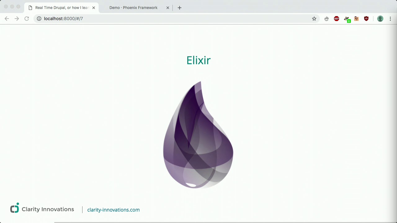 DrupalCon Seattle 2019: Real-Time Drupal or: How I learned to stop worrying and love the Elixir