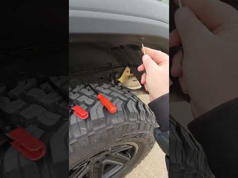 How to quickly remove jeep nylon fender rivets.