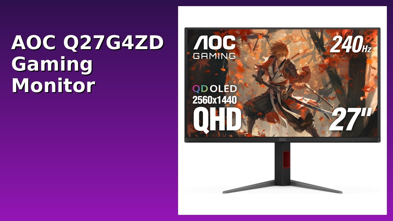 REVIEW (2026): AOC Q27G4ZD Gaming Monitor. Features.