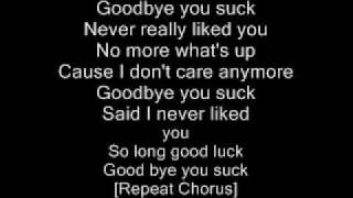 Shiloh-Goodbye, You Suck-Lyrics