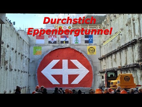 Eppenbergtunnel Durchstich