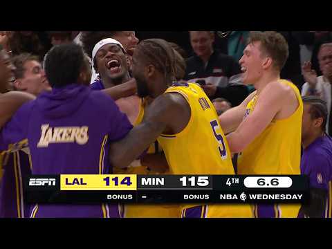 Final 4:29 MUST-SEE ENDING Timberwolves vs Lakers 🤯 | October 29, 2025