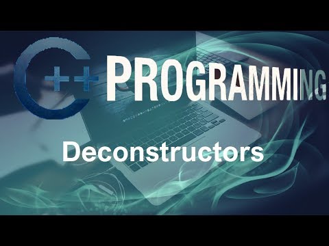 C Programming Tutorials – 35 – Deconstructors