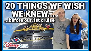 20 THINGS WE WISH WE KNEW BEFORE OUR FIRST CRUISE | Disney Cruise Line Tips | Disney Cruise Tips