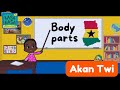 Twi for kids | Nipadua - Twi children's song for parts of the body | Twi nursery rhyme