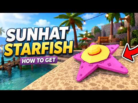 How to GET SUNHAT STARFISH in FISCH Roblox