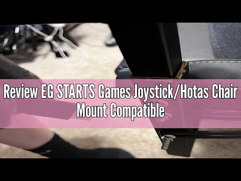 Review EG STARTS Games Joystick/Hotas Chair Mount Compatible for Thrustmaster A10C Hotas Warthog T.1