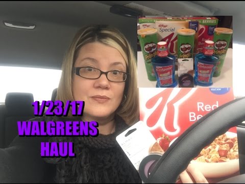 1/23/17:  My Walgreens Haul