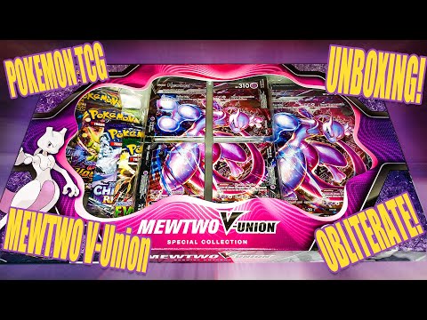 Pokémon TCG Mewtwo V-UNION Special Collection! UNBOXING!!!