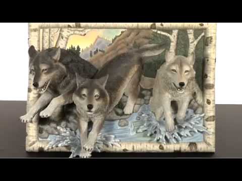 Wolf Wall Art Decor - "The Force of Nature"