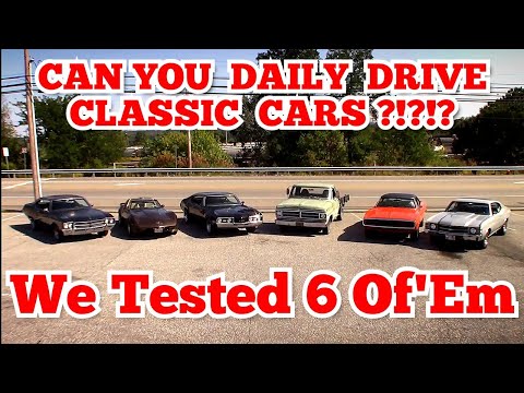 What's It Actually Like Daily Driving Classic Muscle Cars?