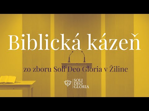 Cesta múdrych a cesta pochabých (Príslovia 10:1-10&28) - 14.05.2023