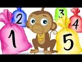 Funny Monkey Searching For Surprise Sacks Learn Colors For Children By HooplaKidz