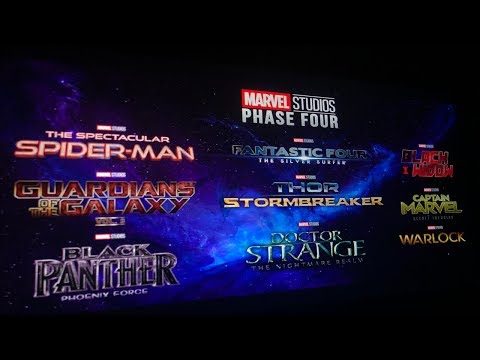 Marvel OFFICIALLY Announce Phase 4 Of The MCU | All Movies After Spider-Man FFH (D23 Presentation)