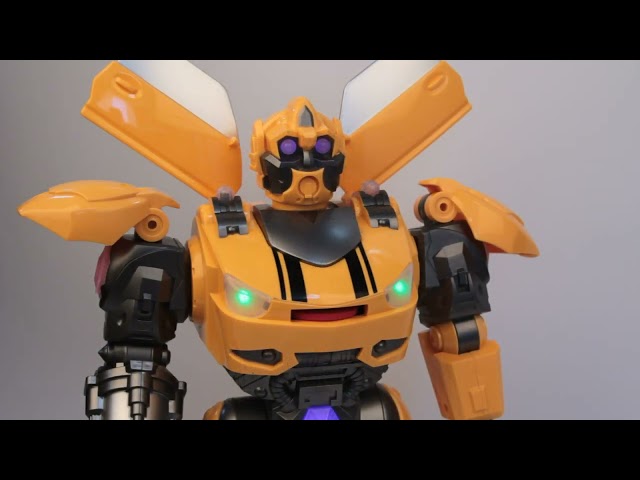 Робот-трансформер Lanson Toys Tyrant Wasp р/у желтый с 3лет - видео