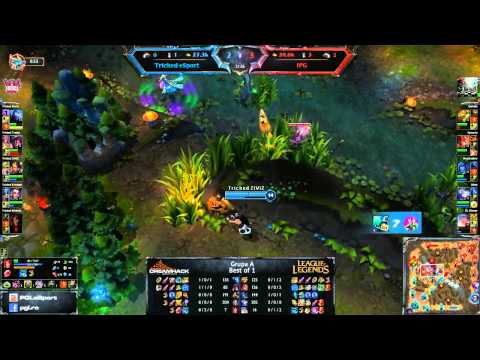 DreamHack Winter 2013 - LoL - Group A - Tricked eSport vs Intellectual Playground