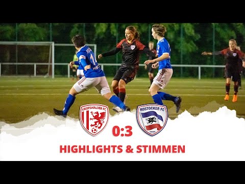 HIGHLIGHTS & STIMMEN | Greifswalder FC Frauen - Rostocker FC Frauen | Landespokal, Saison 2021/2022