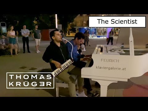 The Scientist (Coldplay) – Amazing Street Music With Piano & Melodica – THOMAS KRÜGER & OMAR ALTAYI
