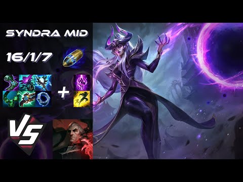 MID Syndra vs Swain - NA Grandmaster Patch 14.23