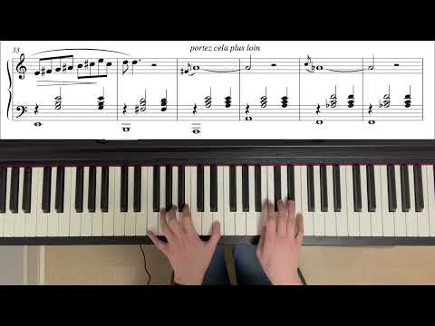 Gnossienne no 3 ~ Erik Satie | with Piano Score