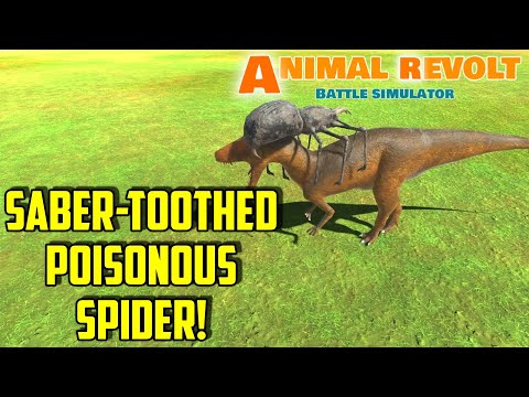 NEW! Saber-toothed spider vs Every Unit | Animal Revolt Battle Simulator | JUST BATTLE Series