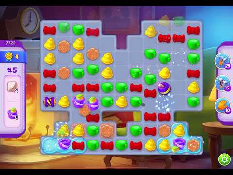 HomeScapes Level 7722 no boosters (15 moves)