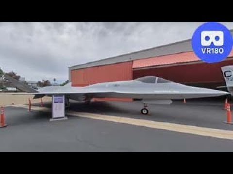 Northrop YF-23 Black Widow II @Western Museum of Flight. A VR180 Virtual Walk Around