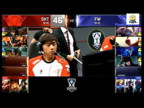 SKT vs FW (Bo1) | LOL World Championship 2016 Day 4